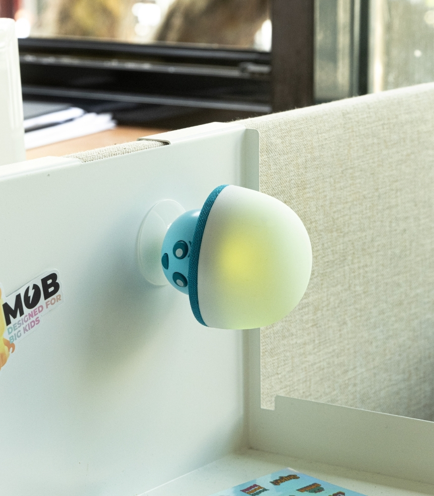 MOB Mega Mush Işıklı Bluetooth Hoparl&ouml;r // Mavi