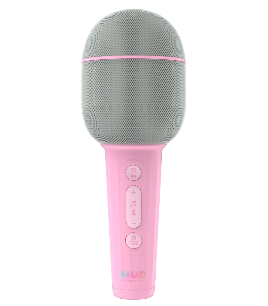 MOB Micro Groovy Bluetooth Karaoke Mikrofon // Pembe