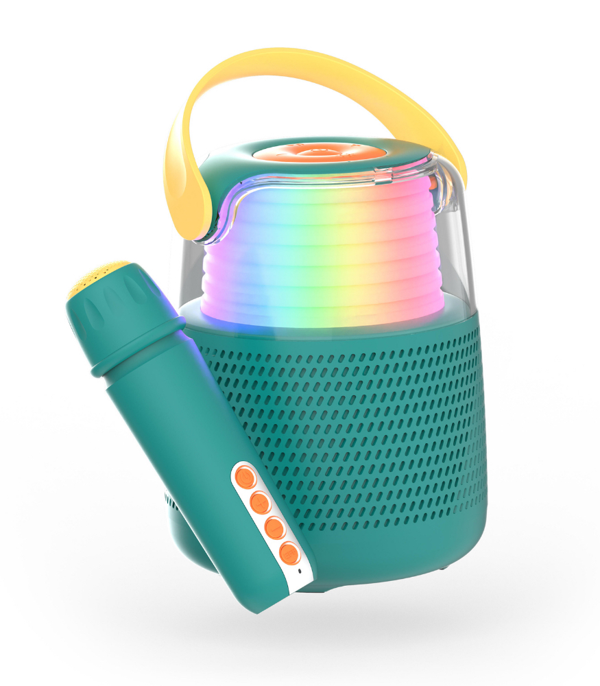 MOB Retro Ses Efektli Mikrofonlu Karaoke // Mavi