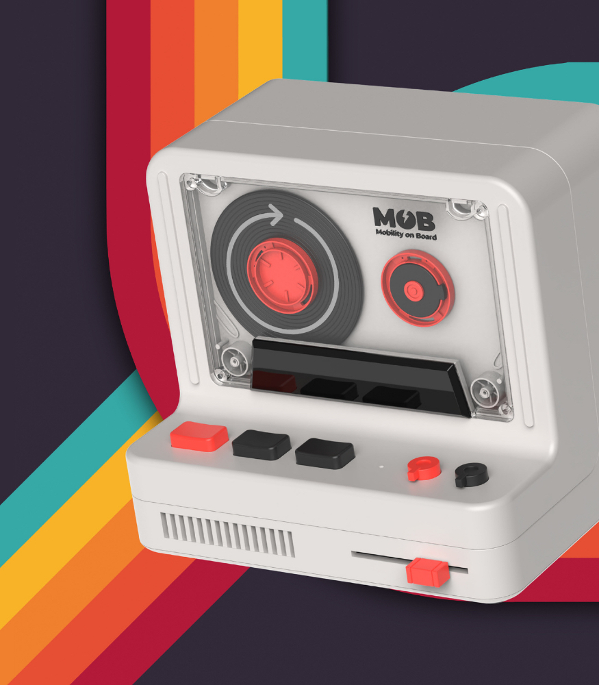MOB Retro Kamera Bluetooth Hoparl&ouml;r // Gri
