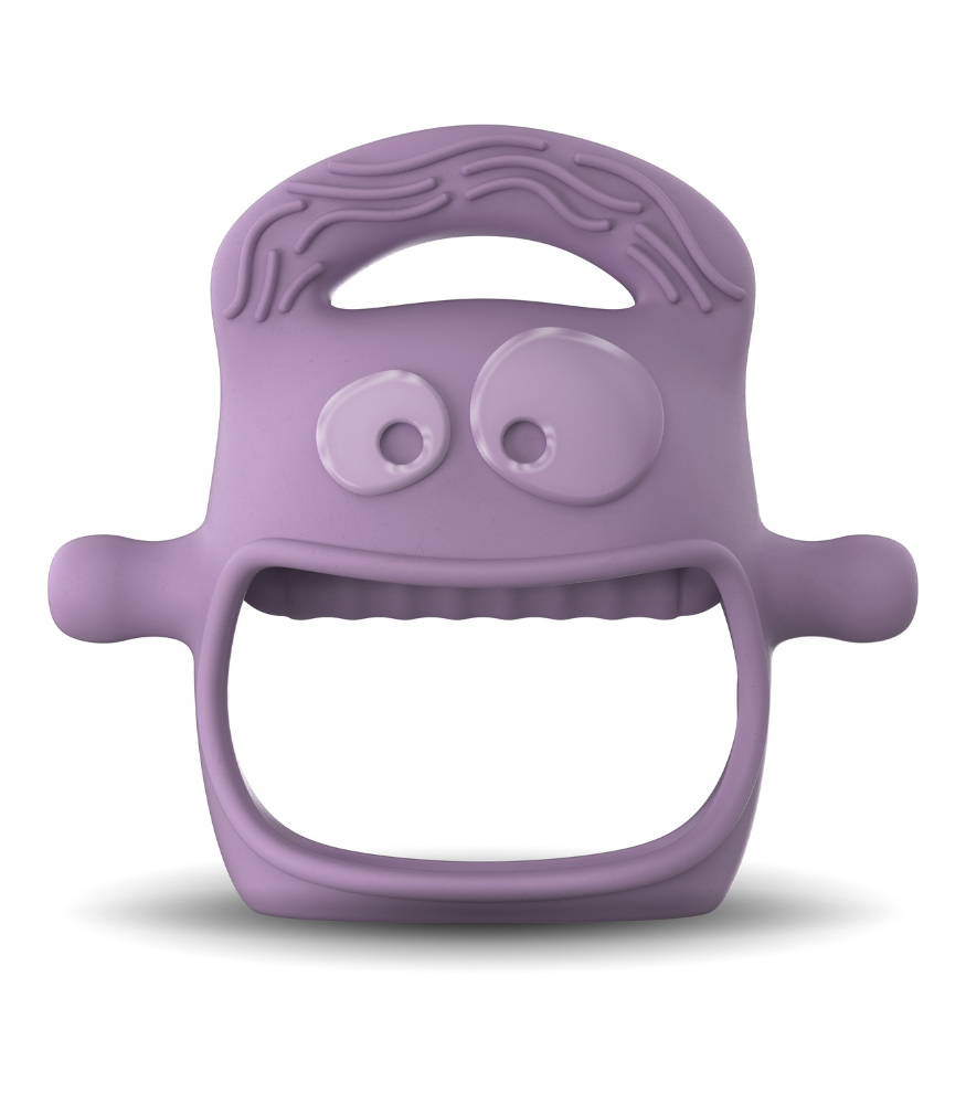 Mochi Monster Diş Kaşıyıcı // Lila