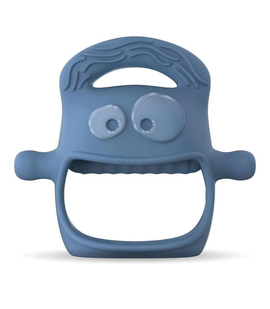 Mochi Monster Diş Kaşıyıcı // Mavi