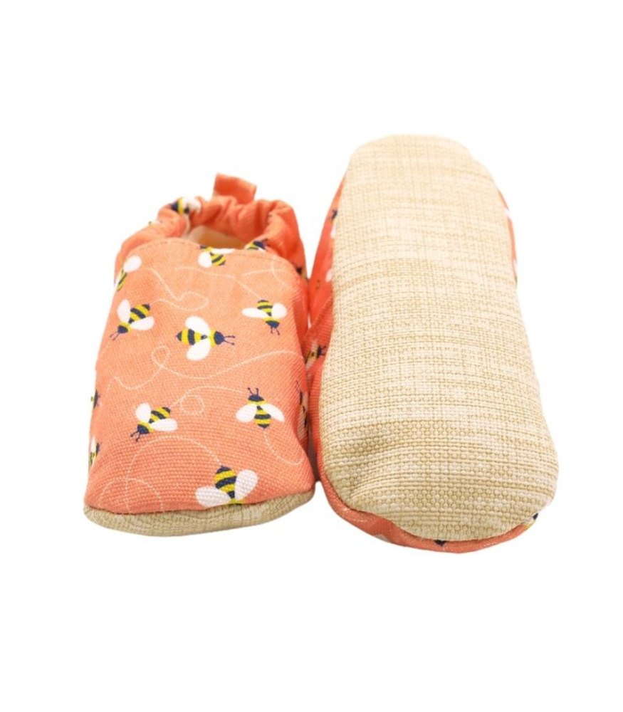 Morgedan Kaydırmaz İlk Adım Patik // Bee Happy Orange
