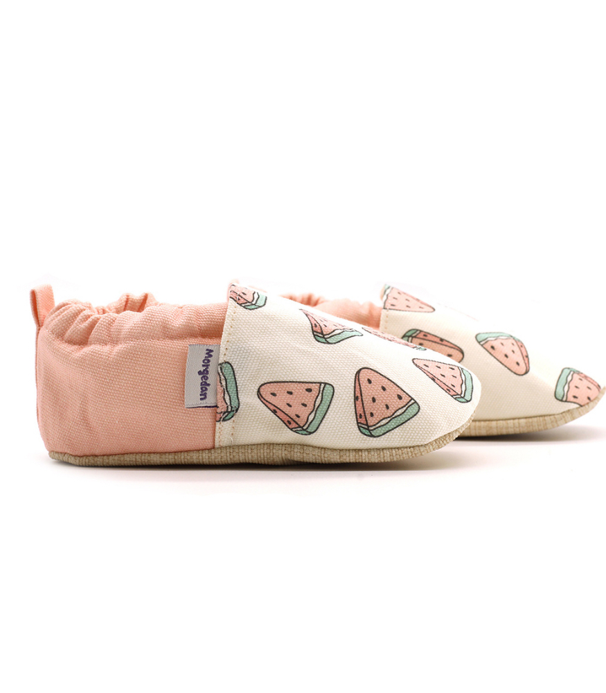 Morgedan Kaydırmaz İlk Adım Patik // Watermelon - Pink