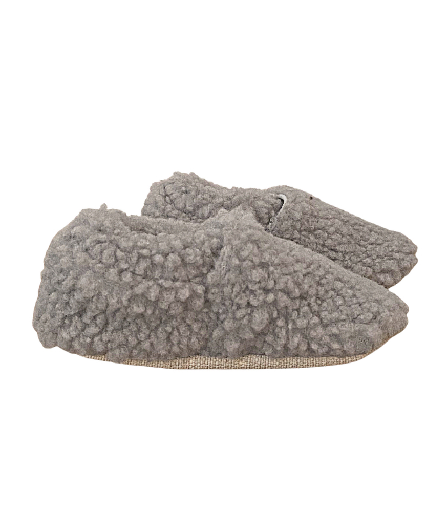 Morgedan Kaydırmaz İlk Adım Patik // Gri Peluş