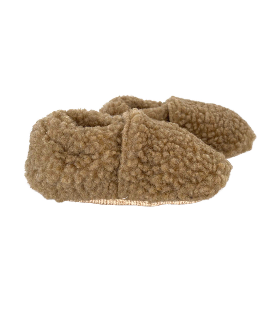 Morgedan Kaydırmaz İlk Adım Patik // Kahve Peluş