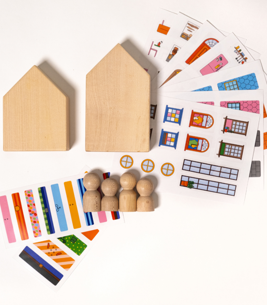 moritoys Decorate it Yourself - Ahşap Kasabanı Yarat