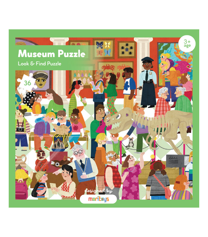 moritoys Look & Find Puzzle // Museum (36 Par&ccedil;a)