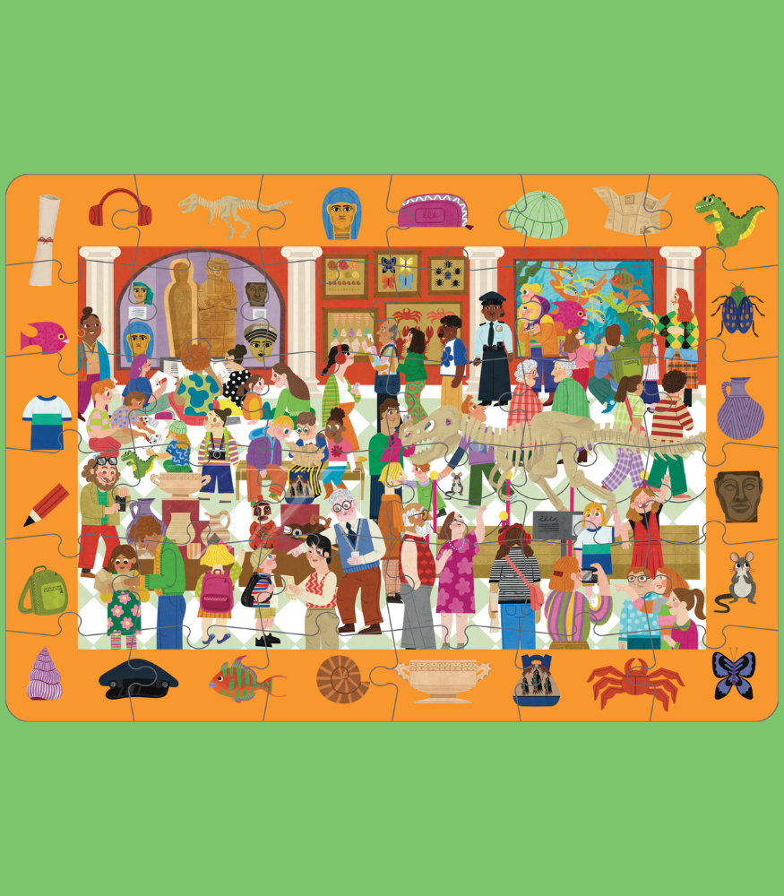 moritoys Look & Find Puzzle // Museum (36 Par&ccedil;a)