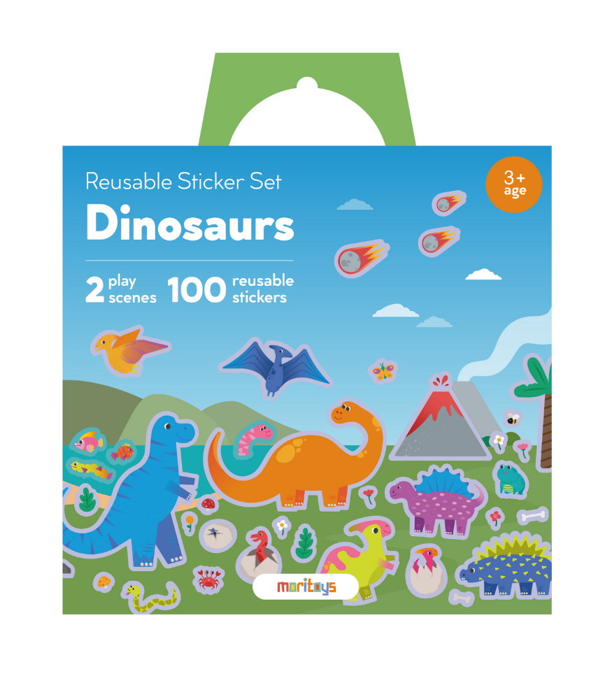 moritoys Reusable Sticker Set // Dinosaur
