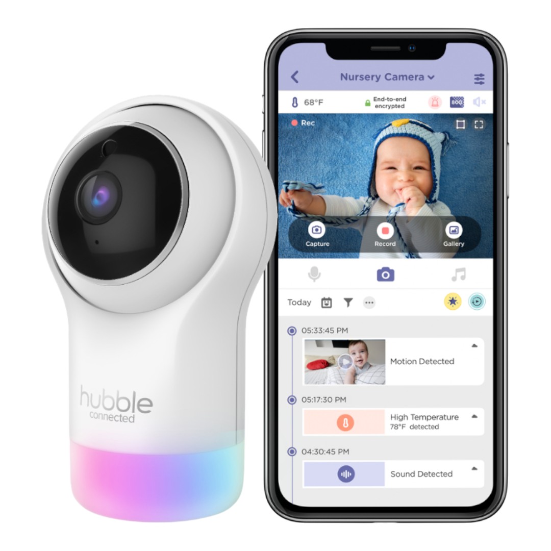 Hubble Nursery Glow Fuul HD Wifi Bebek Kamerası