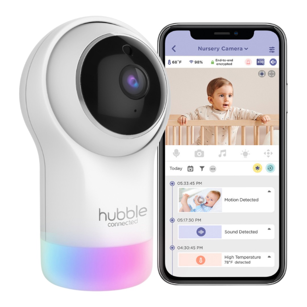 Hubble Nursery Glow Fuul HD Wifi Bebek Kamerası