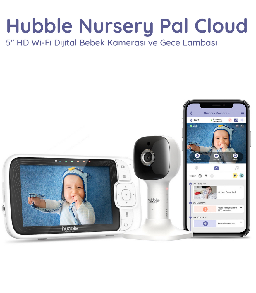 Motorola Hubble Nursery Pal Cloud Dijital Ekran Bebek Kamera