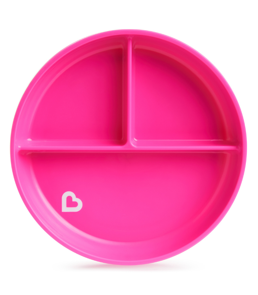 Munchkin Vakumlu Beslenme Tabağı // Pembe