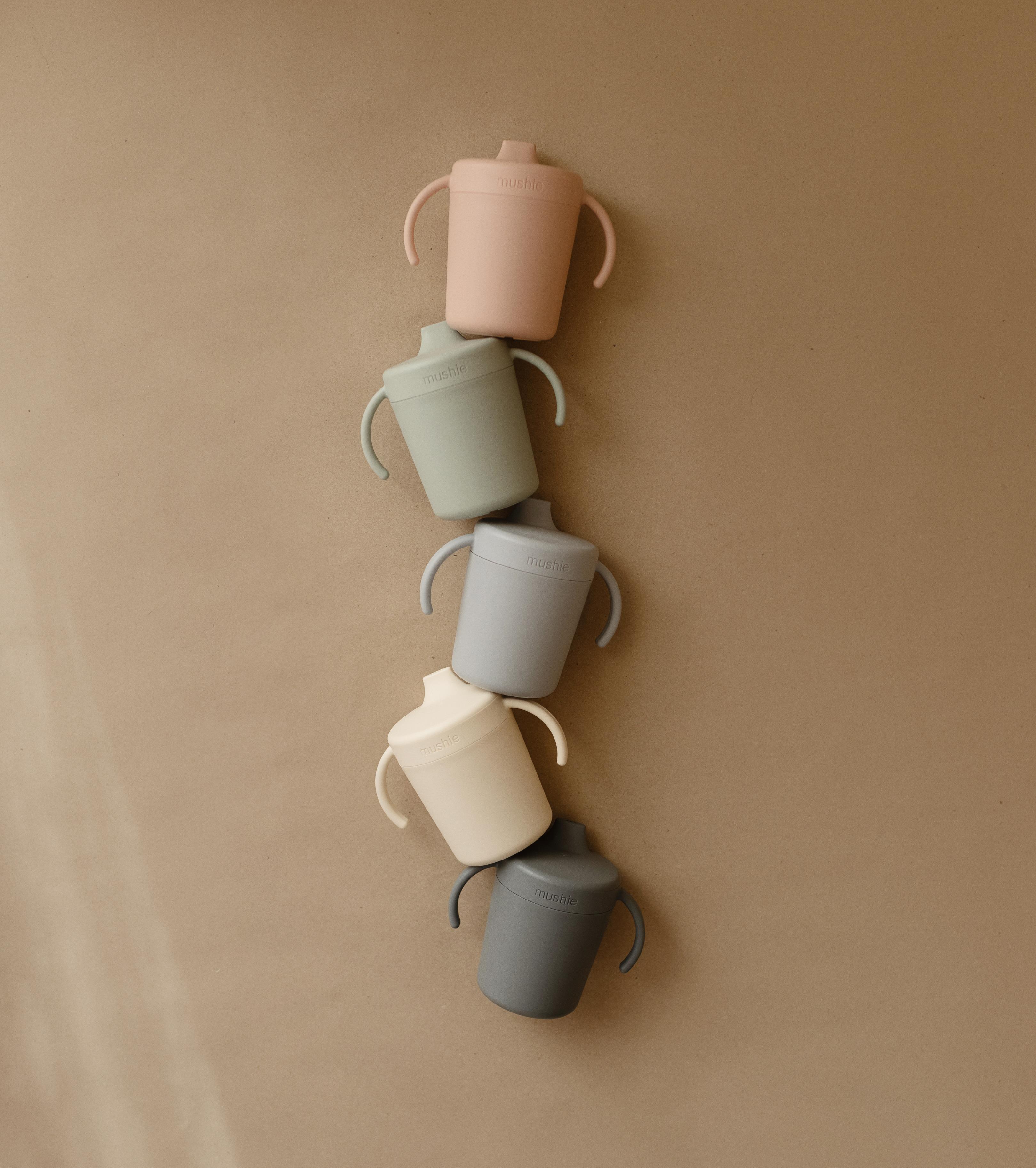 Mushie Kulplu Alıştırma Bardağı // Cloud