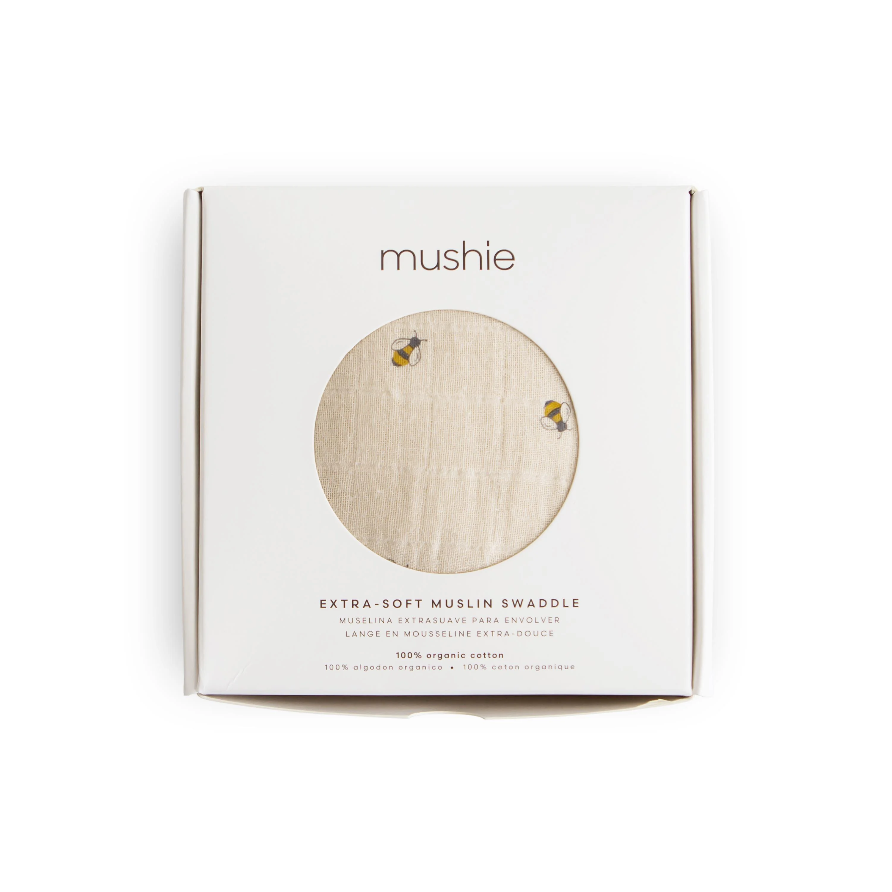 Mushie Organik Müslin Örtü // Bees
