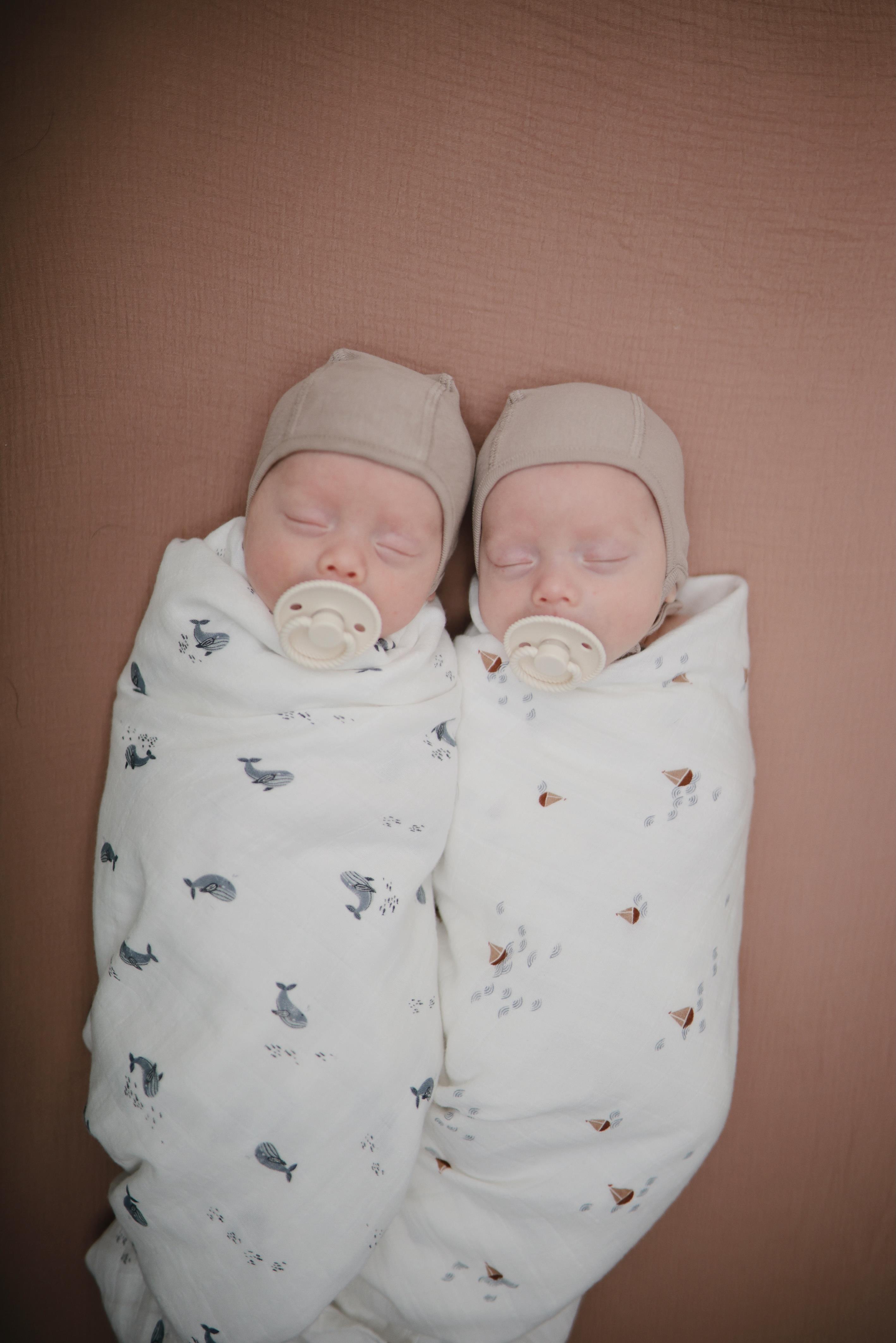 Mushie Organik Müslin Örtü // Whales