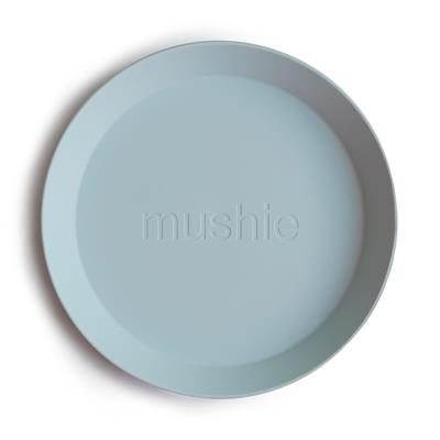 Mushie Yuvarlak Yemek Tabağı (2 Adet) // Powder Blue
