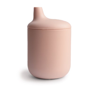 Mushie Pipetli Silikon Sippy Cup // Blush