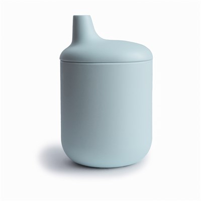 Mushie Pipetli Silikon Sippy Cup // Powder Blue