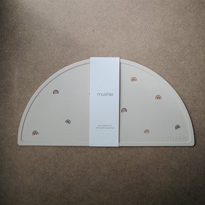 Mushie Silikon Mat // Rainbow