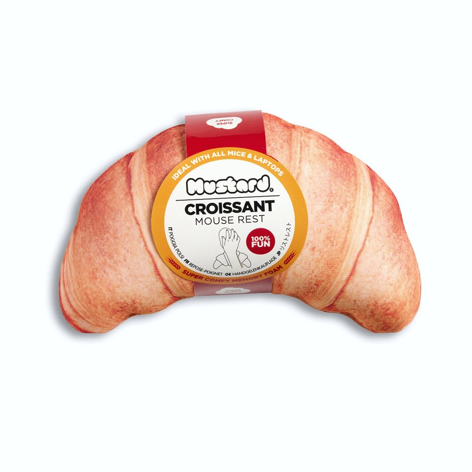 Mustard Silikon Mouse Bilek Desteği // Kruvasan