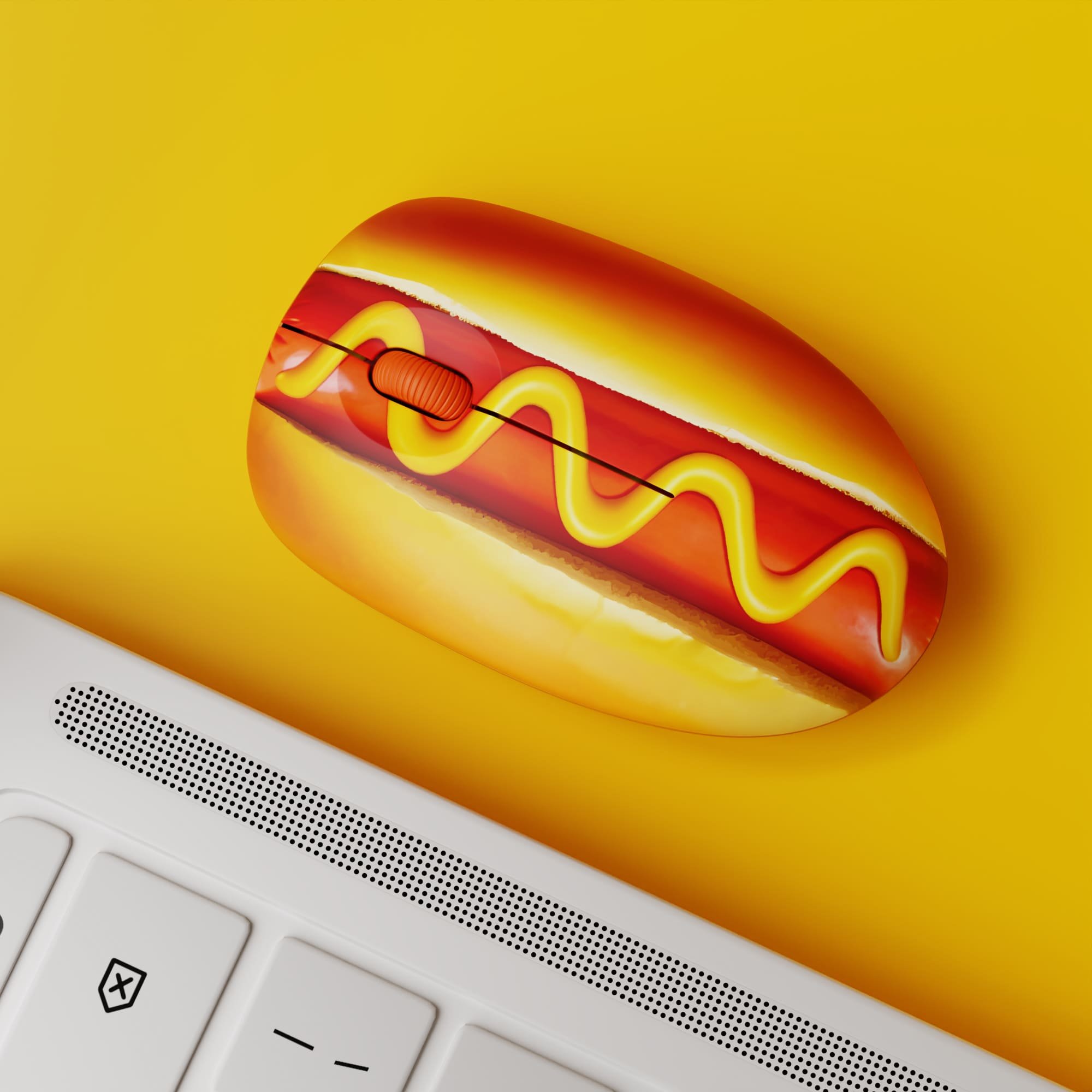Mustard Kablosuz Mouse // Hot Dog