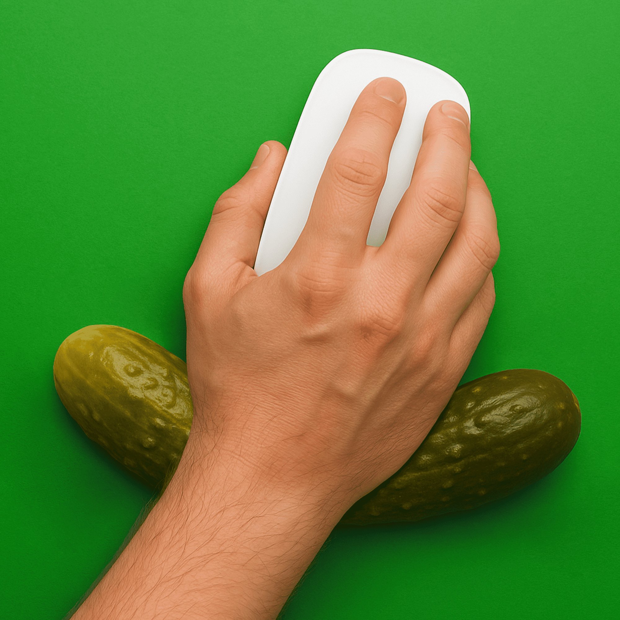 Mustard Silikon Mouse Bilek Desteği // Kornişon