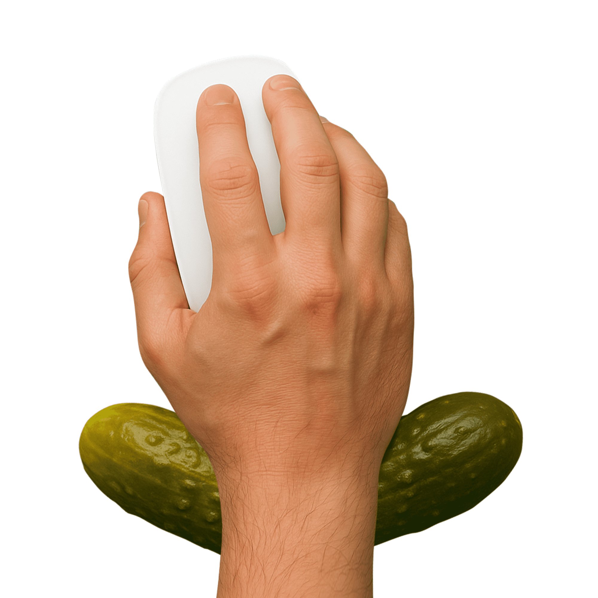 Mustard Silikon Mouse Bilek Desteği // Kornişon