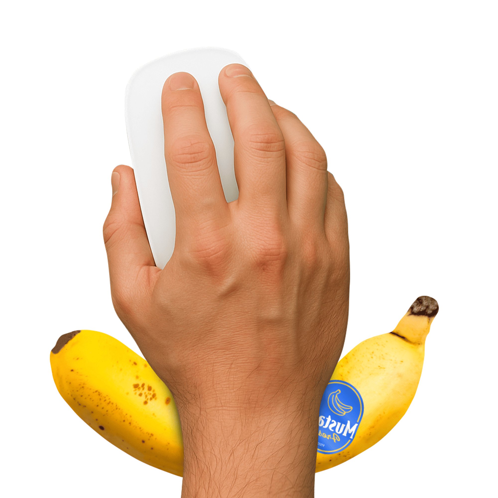 Mustard Silikon Mouse Bilek Desteği // Banana