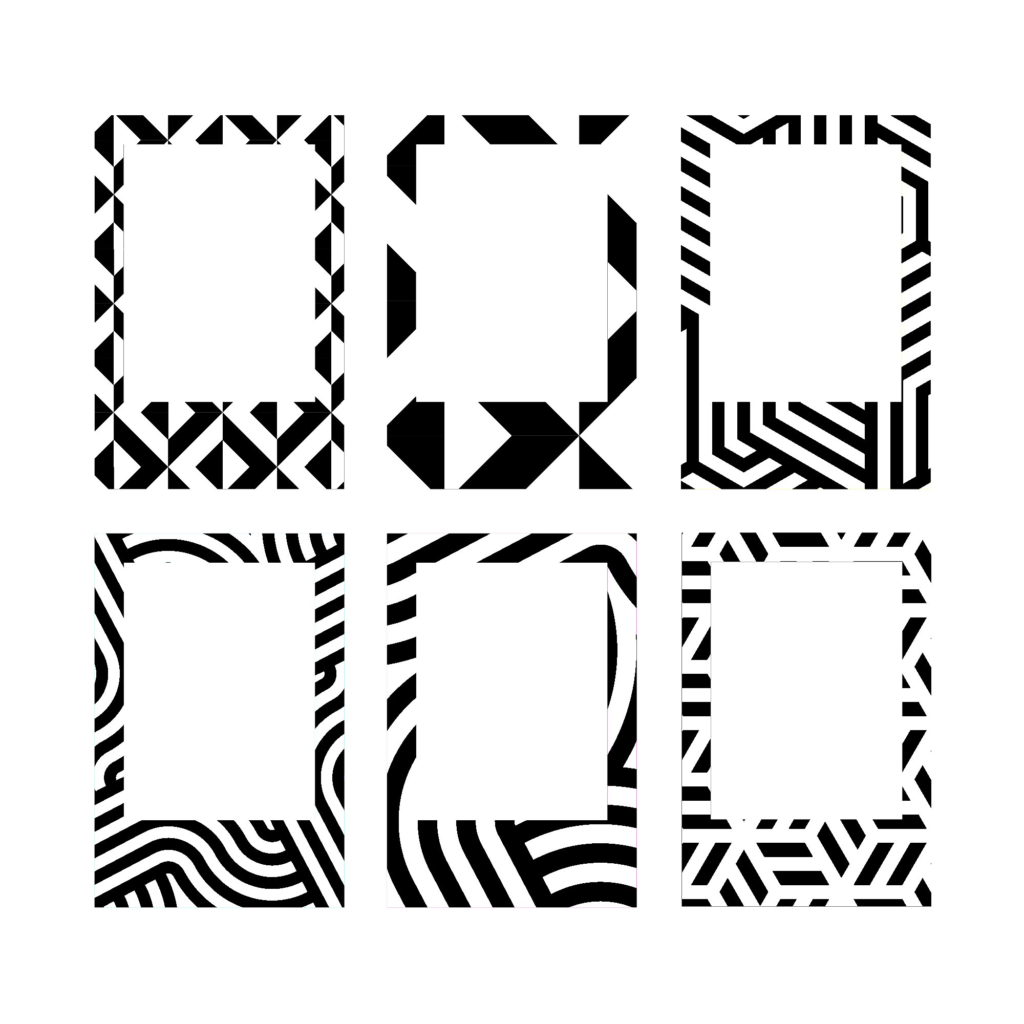 Mustard Manyetik Magnet Çerçeve Seti // Monokrom