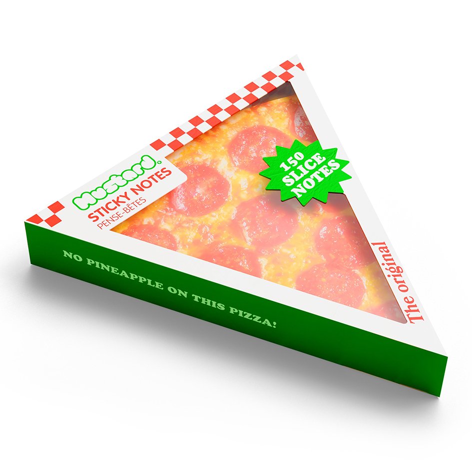 Mustard Sticky Notes Not Kağıdı // Pizza