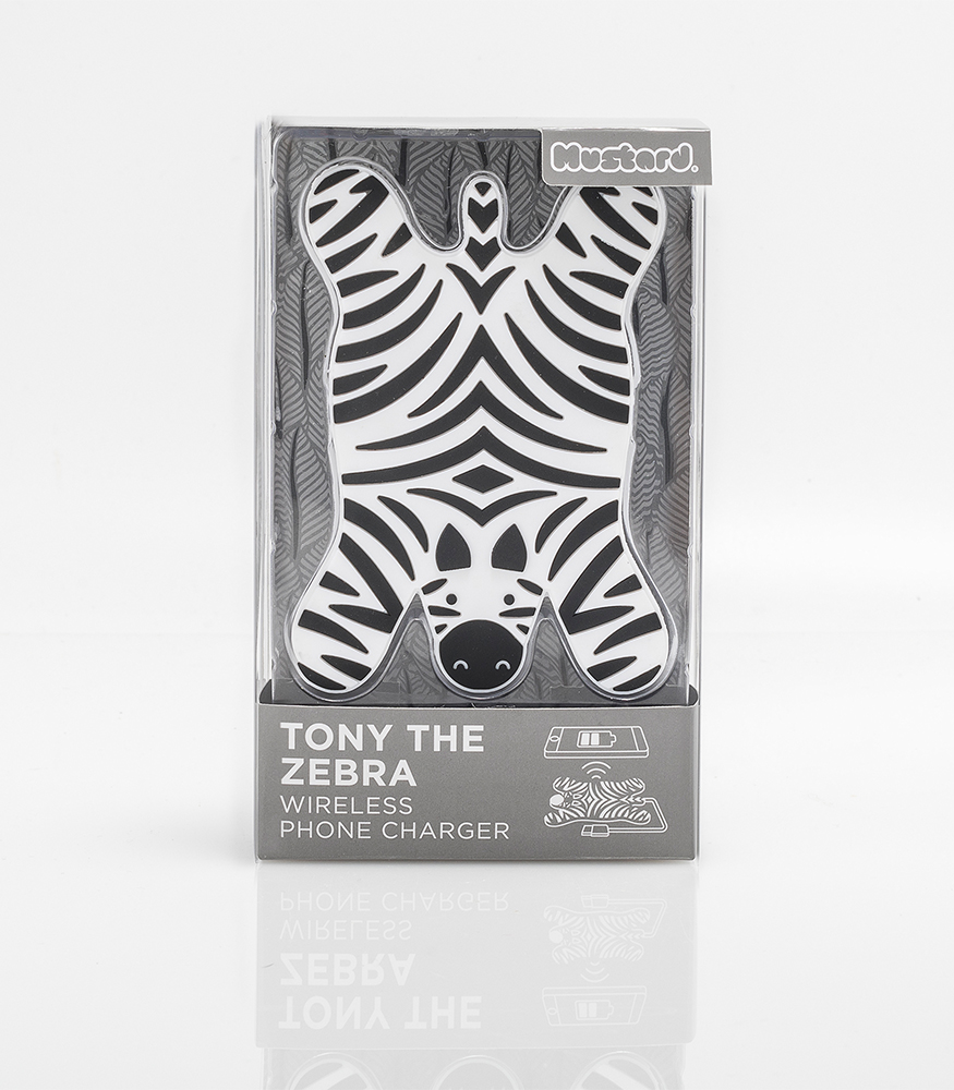 Mustard Kablosuz Şarj Cihazı // Zebra