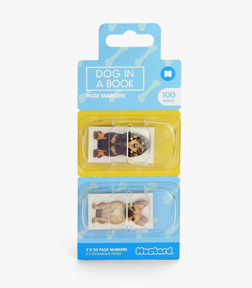Mustard Kitap Ayracı // Dog in a Book