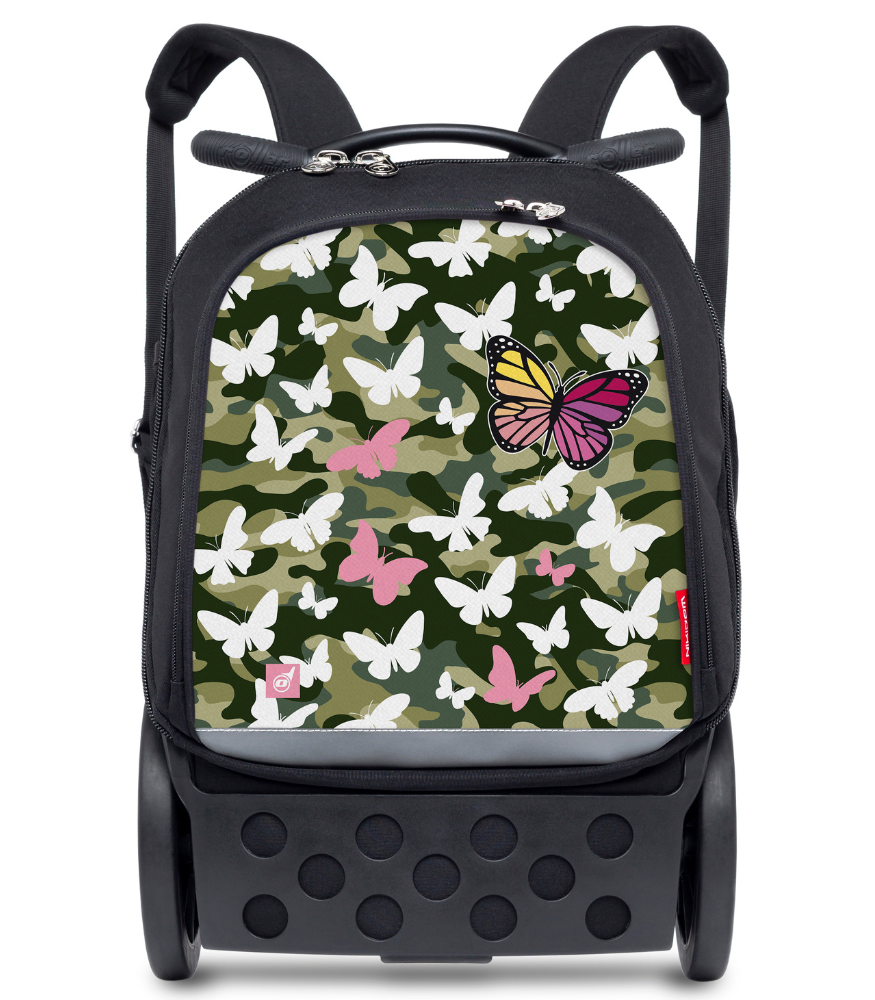 Nikidom Roller Up Çek Çek Sırt Okul Çantası - L // Butterfly Camo