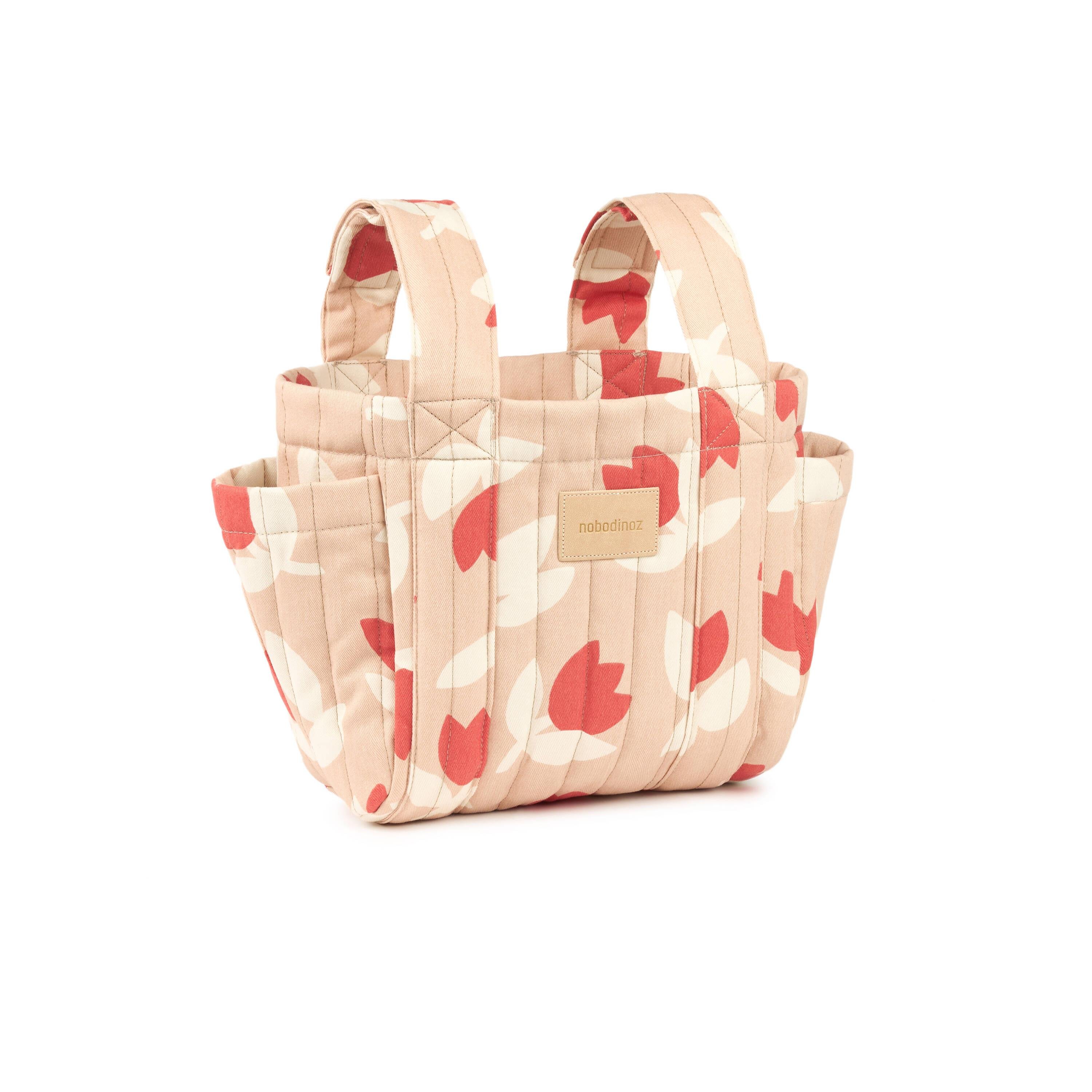 Nobodinoz Hyde Park Bebek Arabası D&uuml;zenleyici &Ccedil;anta // Red Tulip