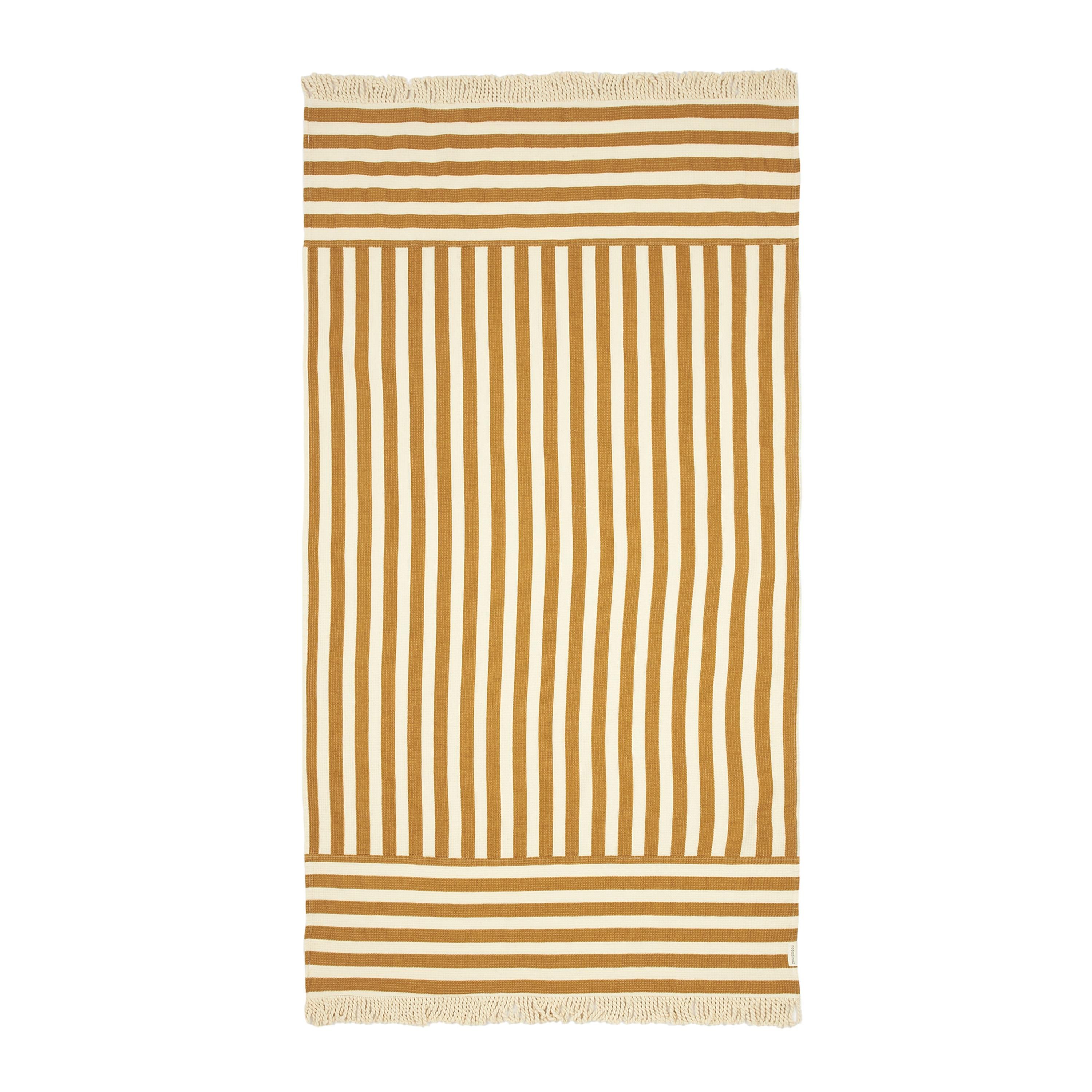 Nobodinoz Portofino Plaj Havlusu // Honey Stripes Waffle