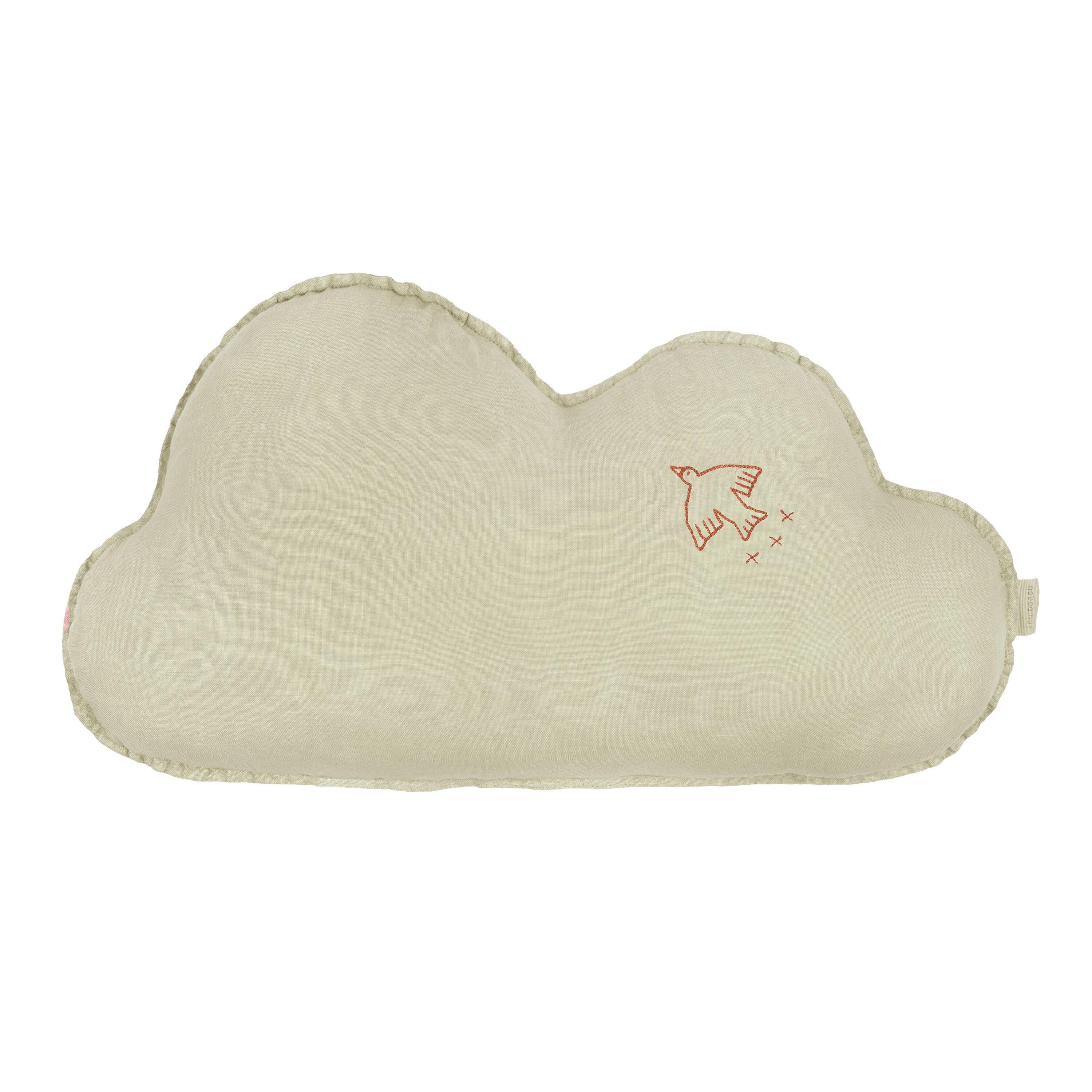 Nobodinoz L1N0 Cloud Yastık // Green Matcha