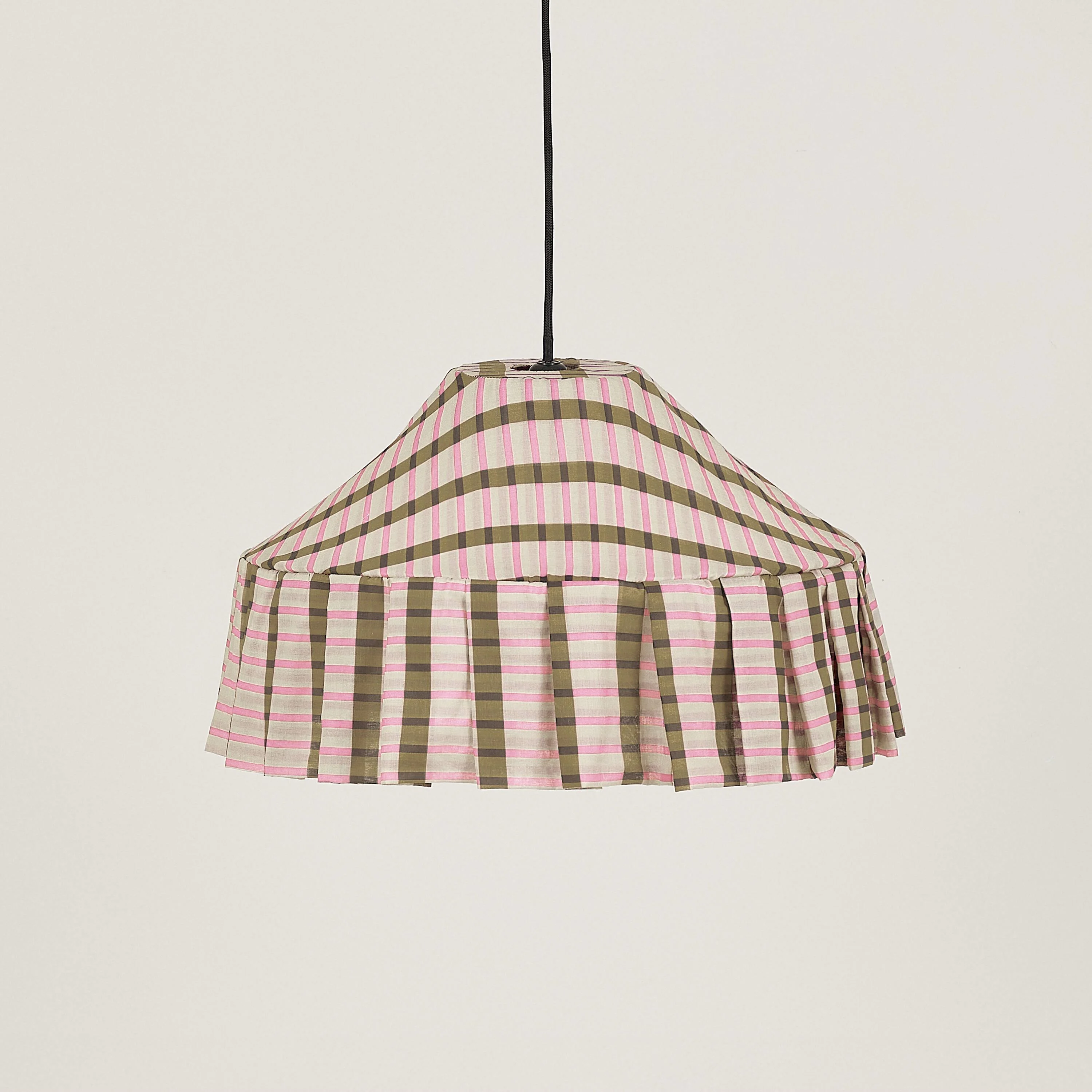 Nobodinoz Nicole Aydınlatma Şapkası (50 cm) // Kaki Pink Mosaic