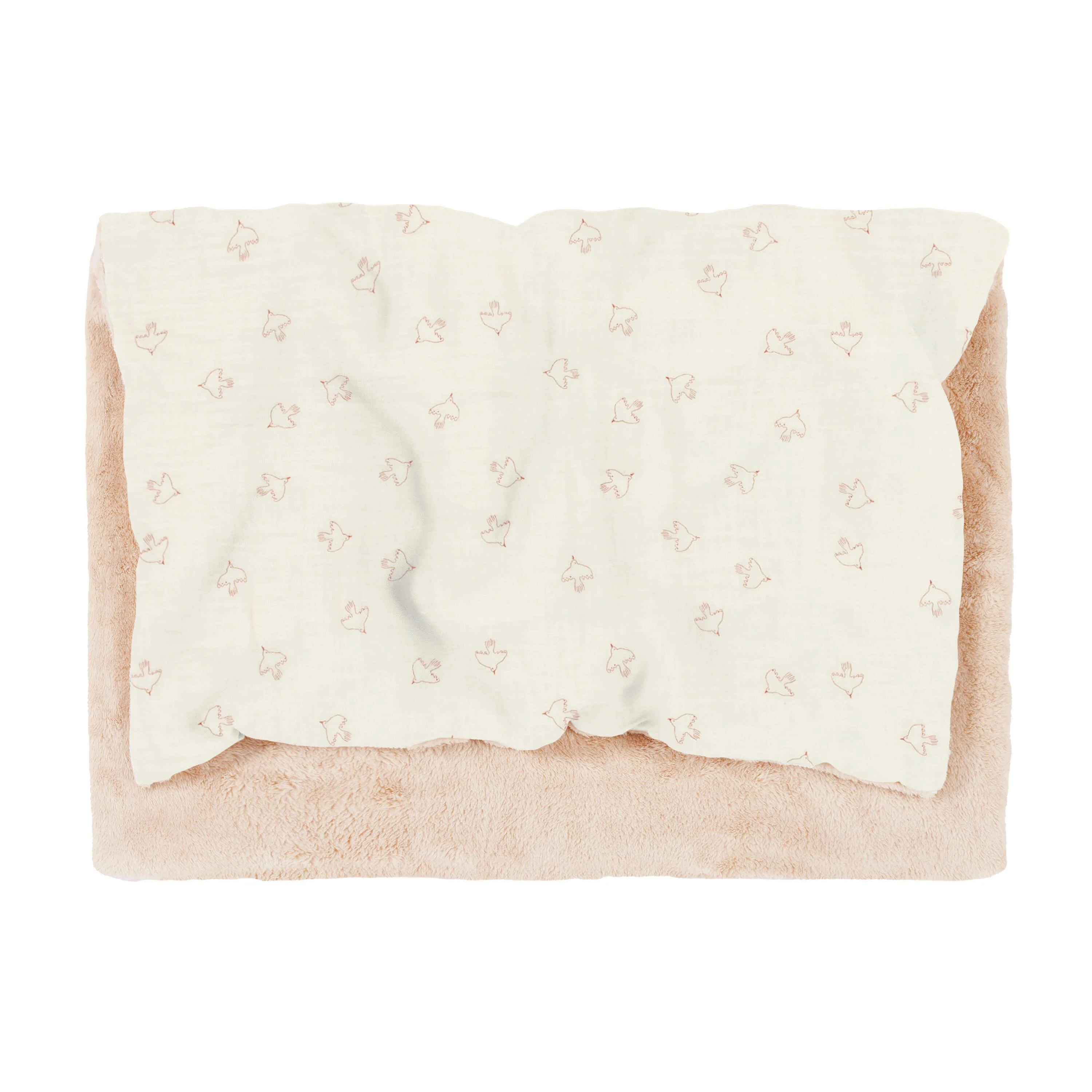 Nobodinoz Wabi Sabi Bebek Battaniye // Brown Hoshi Birds