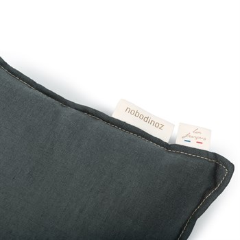 Nobodinoz Lin Francais Dikdörtgen Yastık // Green Blue