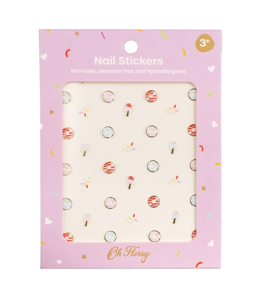 Oh Flossy Çocuk Tırnak Sticker Seti // Sweets