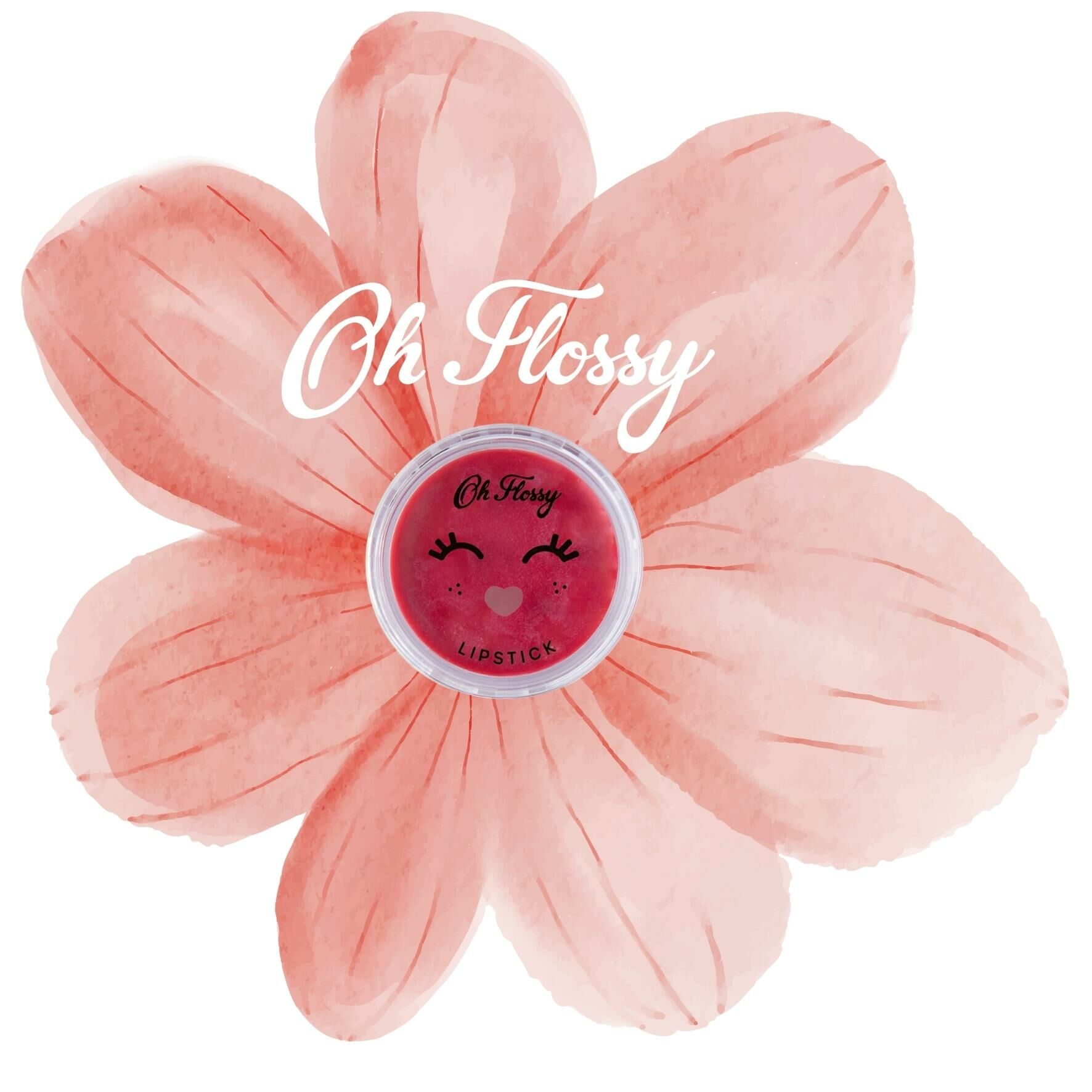 Oh Flossy &Ccedil;ocuk Renkli Doğal Ruj // Flower