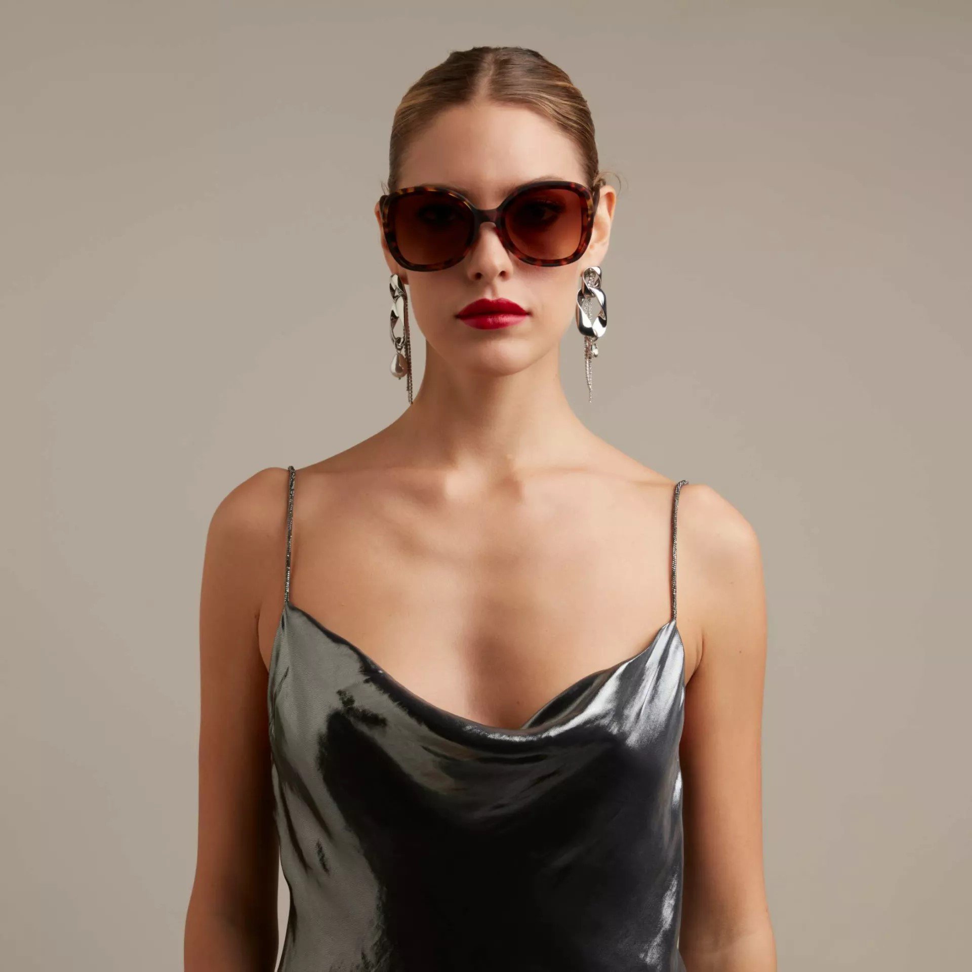 Okkia Anna Butterfly Güneş Gözlüğü // Classic Havana