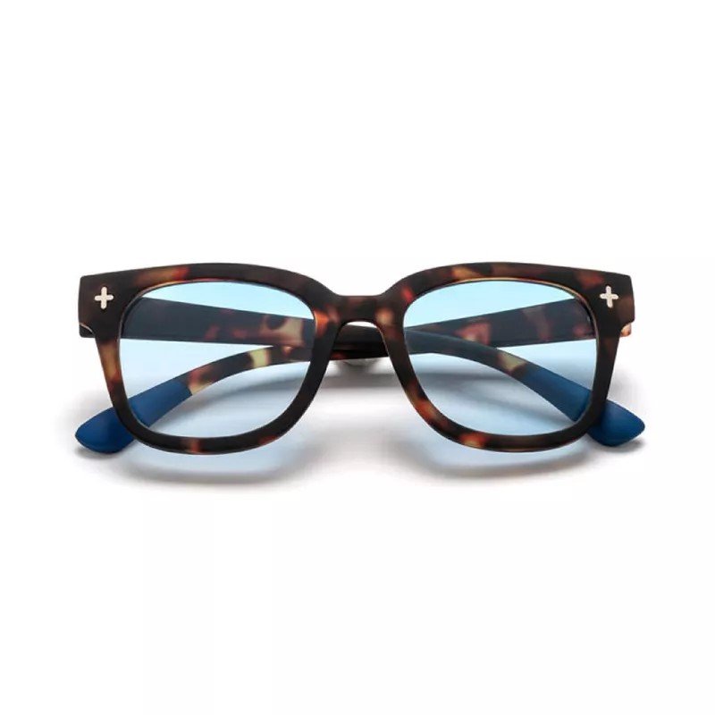 Okkia Giovanni G&uuml;neş G&ouml;zl&uuml;ğ&uuml; // Classic Havana Blue (Blue Lenses)