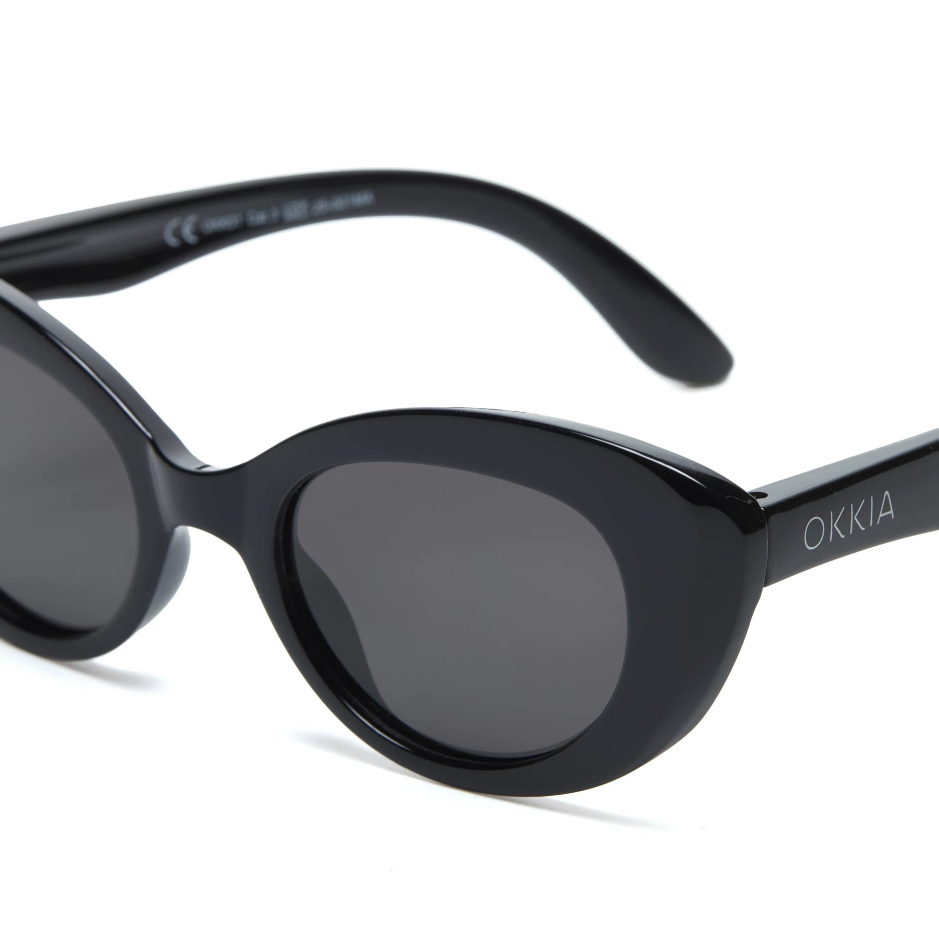 Okkia Okkialini Paris Bambina Çocuk Güneş Gözlüğü (6-10 Yaş) // Black