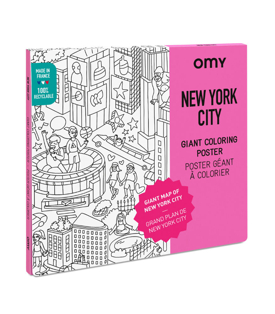 OMY Coloring Poster - Boyama Posteri // New York City