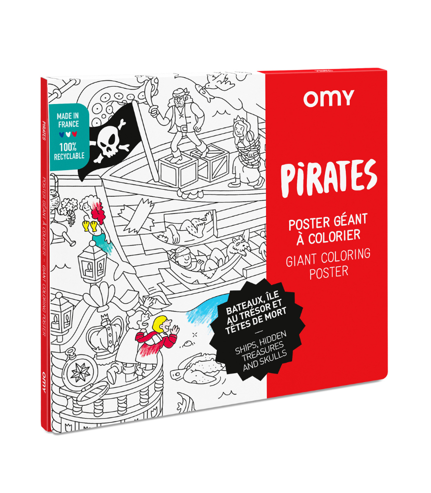 OMY Coloring Poster - Boyama Posteri // Pirates