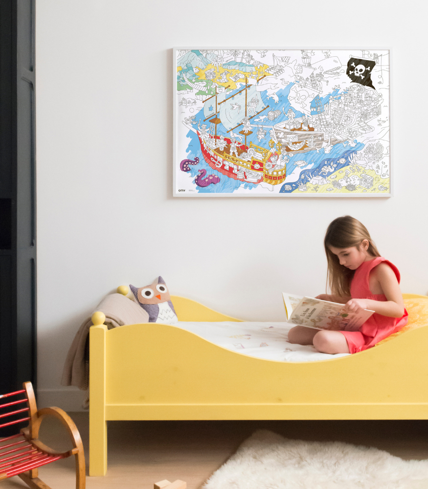 OMY Coloring Poster - Boyama Posteri // Pirates