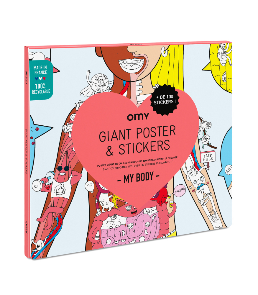 OMY Poster & Stickers // My Body